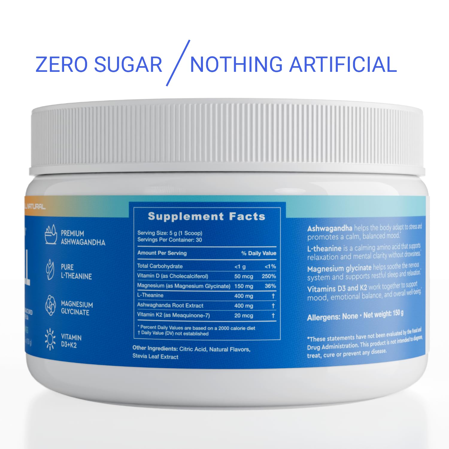 VERUS NUTRITION SoChill Powdered Drink Mix – Tropical Drift (No Sugar)