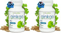 VH Nutrition Ginkgo Biloba 550mg – Cognitive Support | 60 Capsules (Pack of 2)