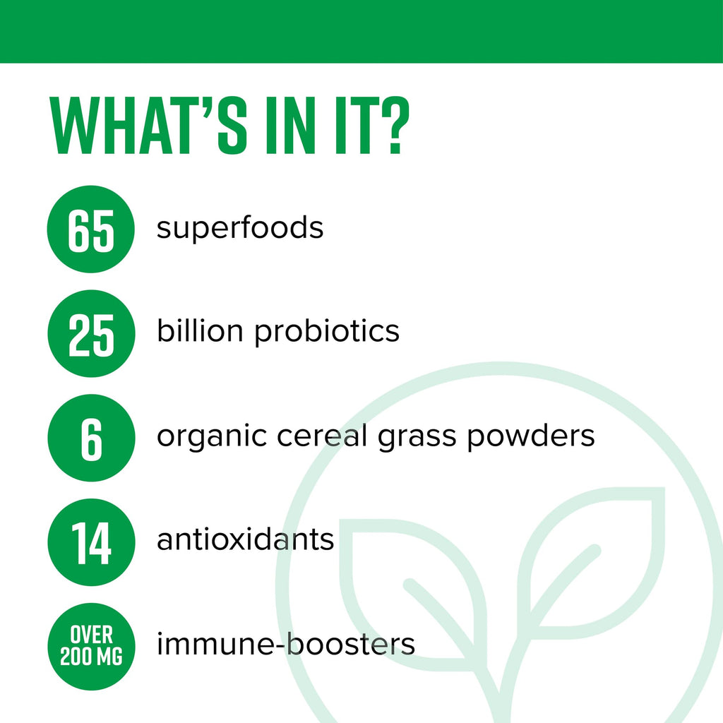 Vibrant Health Green Vibrance Vegan Superfood Powder 15 Servings