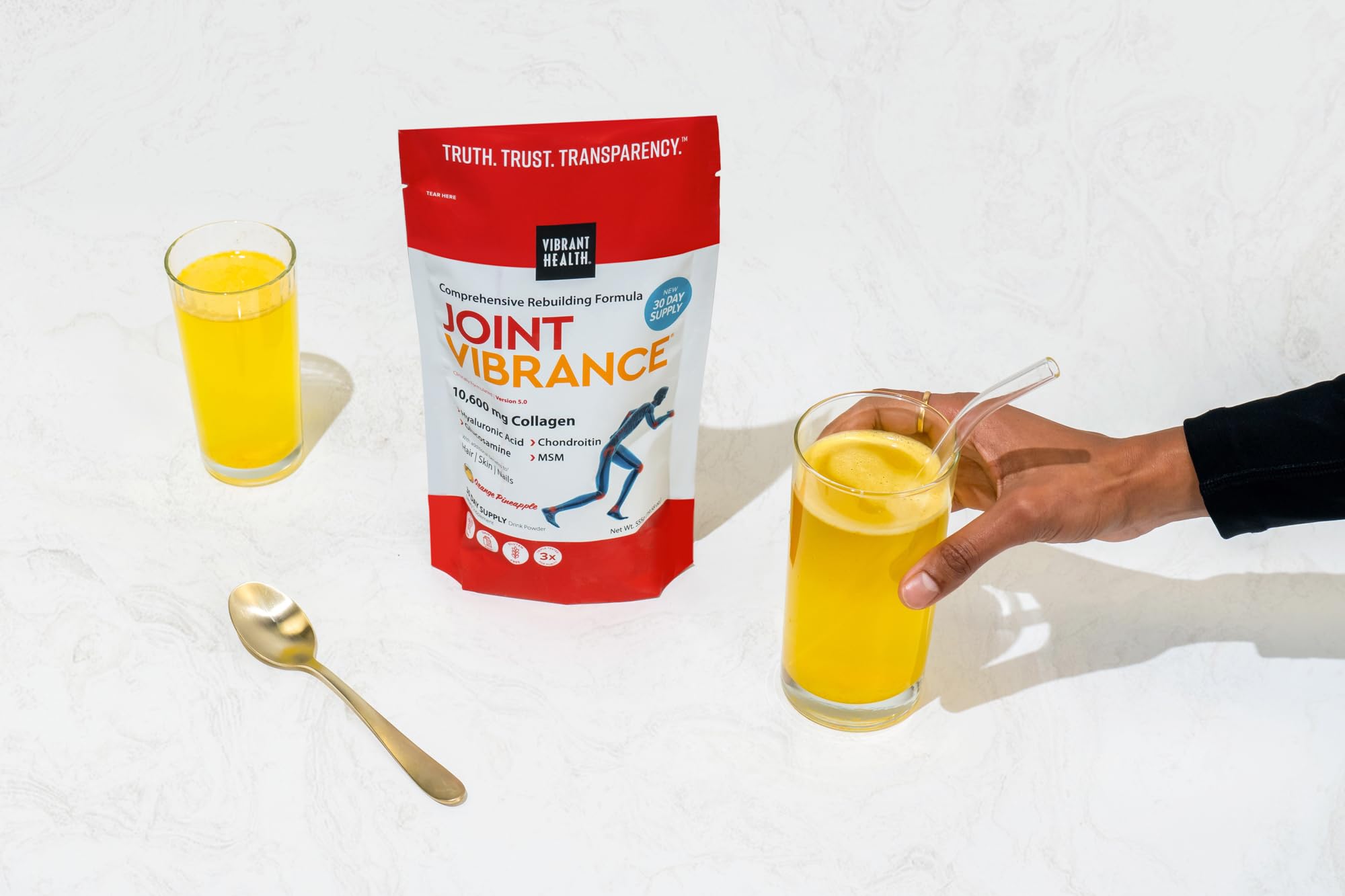 Vibrant Health Joint Vibrance – Comprehensive Joint & Cartilage Support, 30 Servings