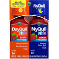Vicks Kids DayQuil & NyQuil Berry Co-Pack – 6+ Multi-Symptom Relief