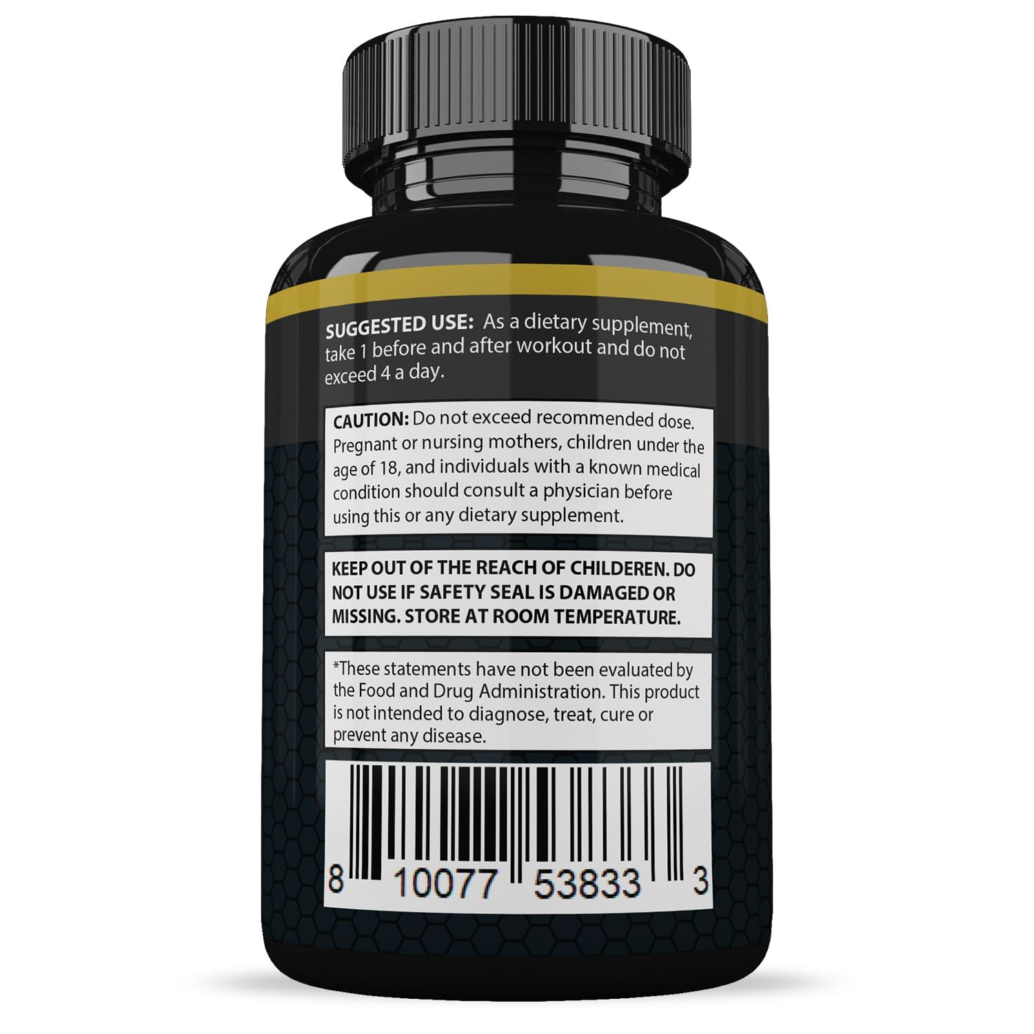 Justified Laboratories Vigor Now Max 1600MG Men's Health Formula 60 Capsules