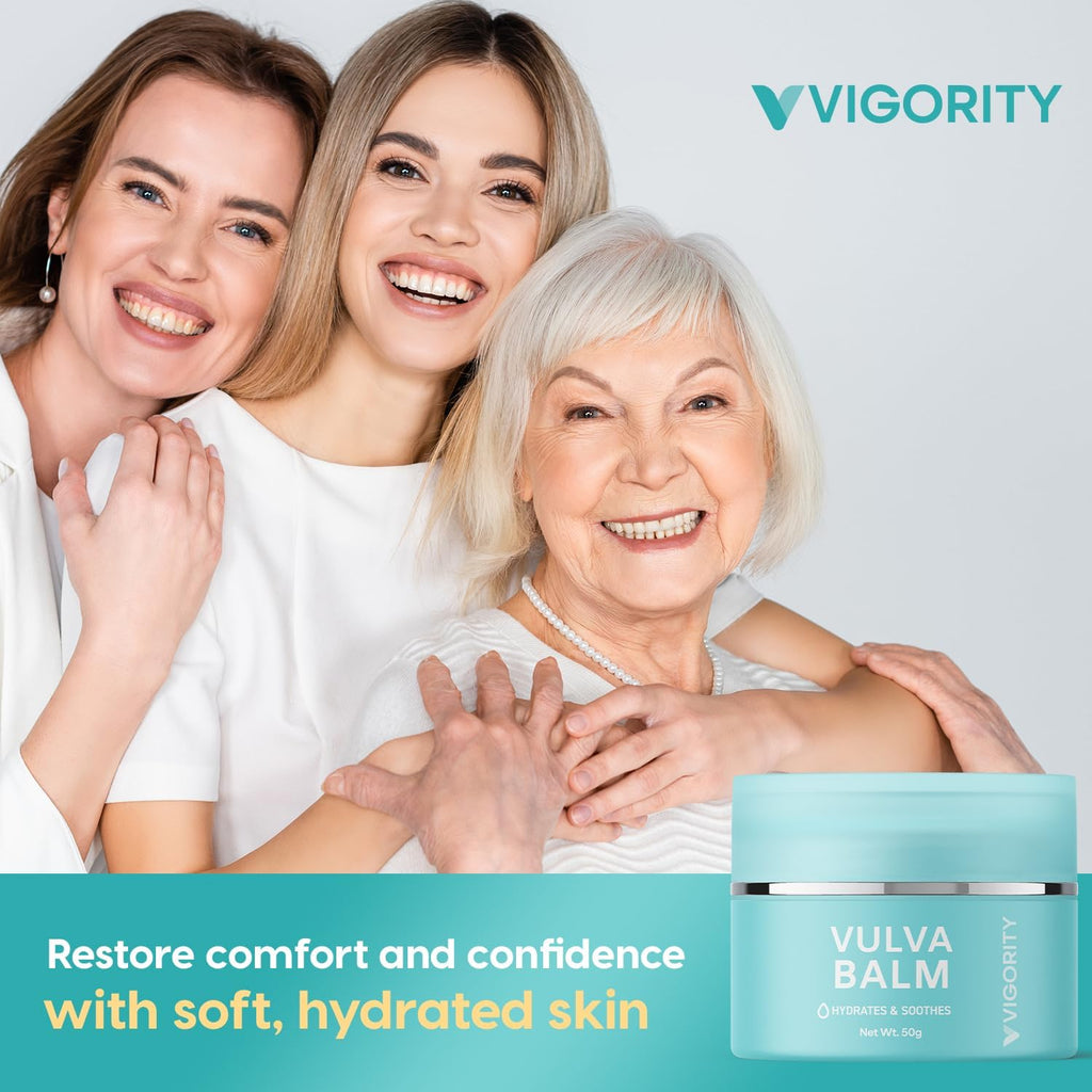 Vigority Vulva Balm Vaginal Moisturizer 2-Pack – Estrogen-Free Menopause Support