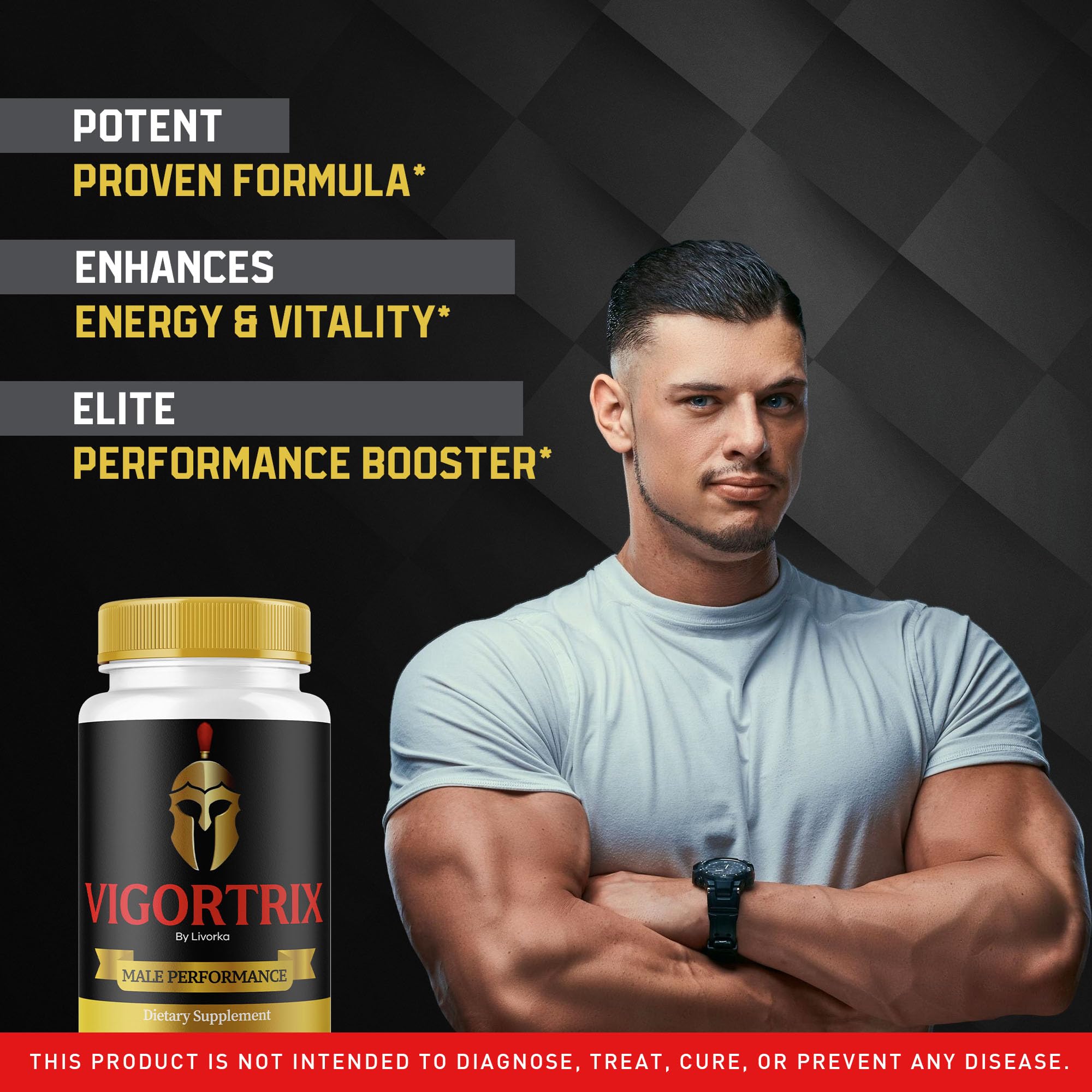 (2 Pack) Vigortrix Pills – Advanced Formula, 120 Capsules (2 Months)