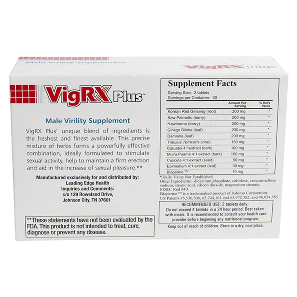 VigRX Plus – Male Virility Herbal Dietary Supplement Pill – 60 Tablets (3 Boxes)