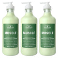 Village Naturals Therapy Muscle Lotion – Shea Butter, Eucalyptus Mint (16 oz, 3-Pack)