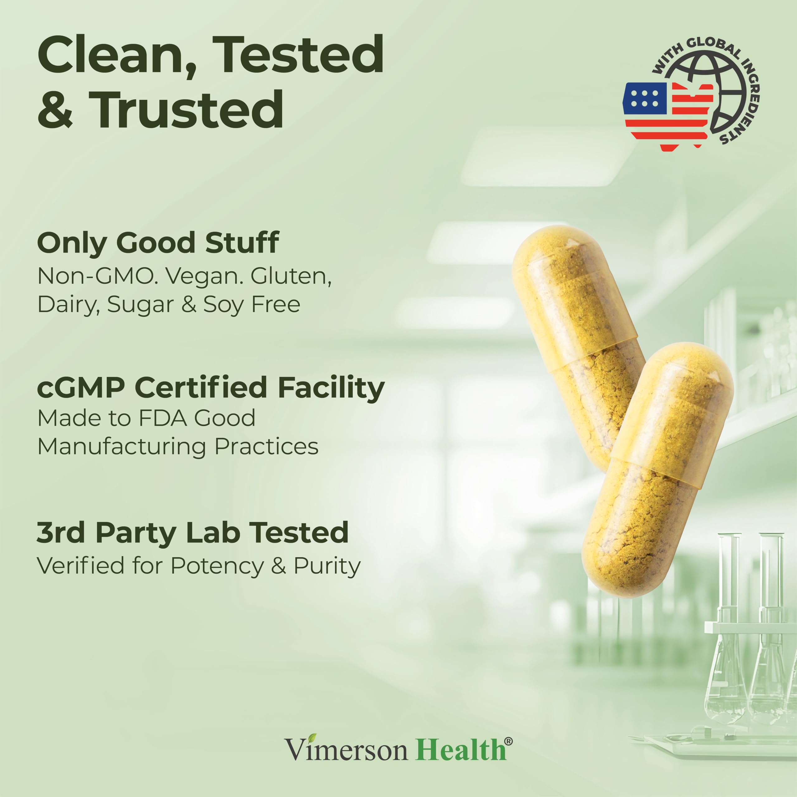 Ginkgo Biloba & Turmeric Curcumin Supplement with BioPerine – Vimerson Health | 120 Vegan Capsules