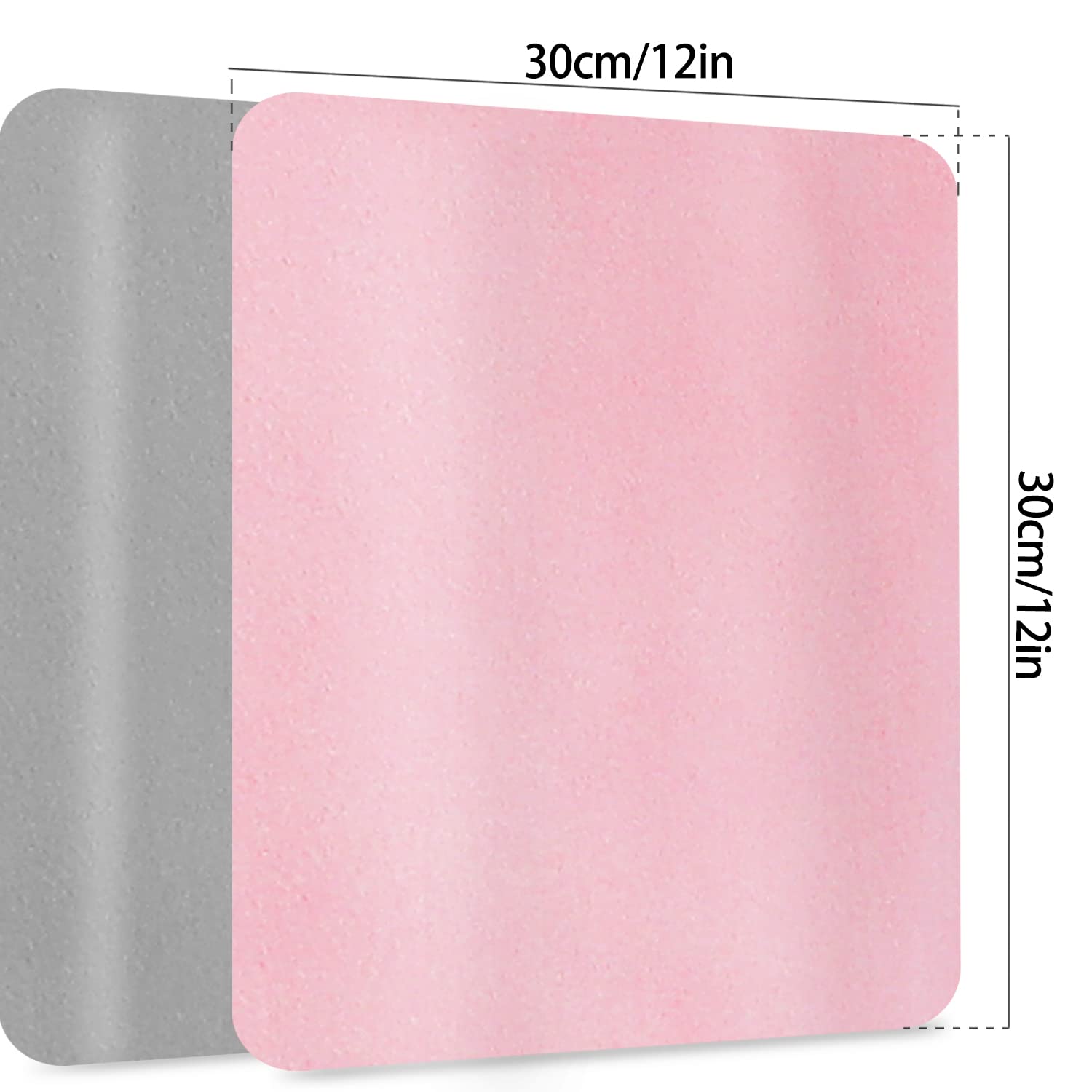 Vin Beauty Extra Large Microfiber Cleaning Cloths (12 x 12) for Eyeglasses & Screens – 5 Pack, Deerskin Velvet