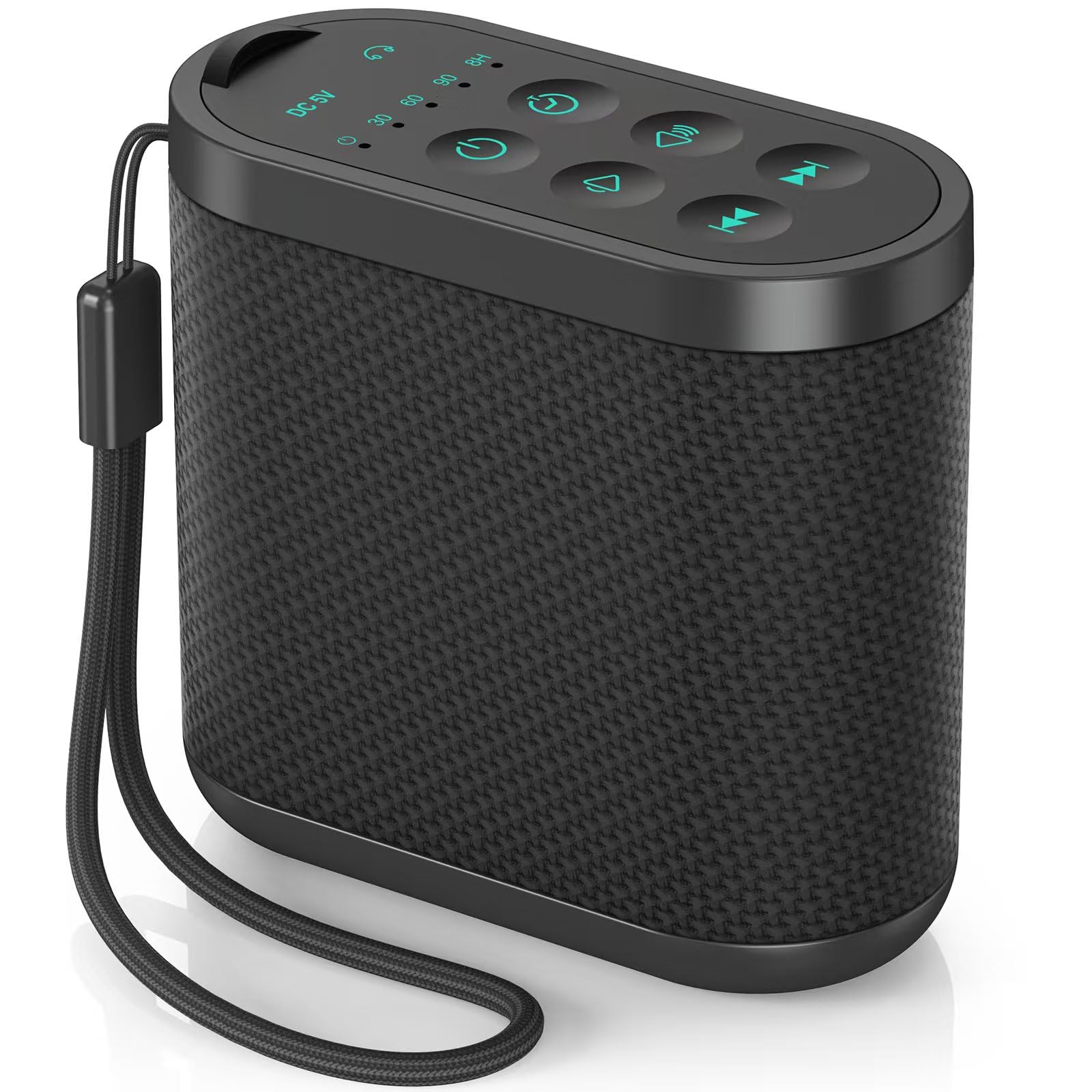 Vindsbay Portable White Noise Sound Machine (Brown/Pink/White) – 21 Sounds, 52h Battery, USB-C, Travel