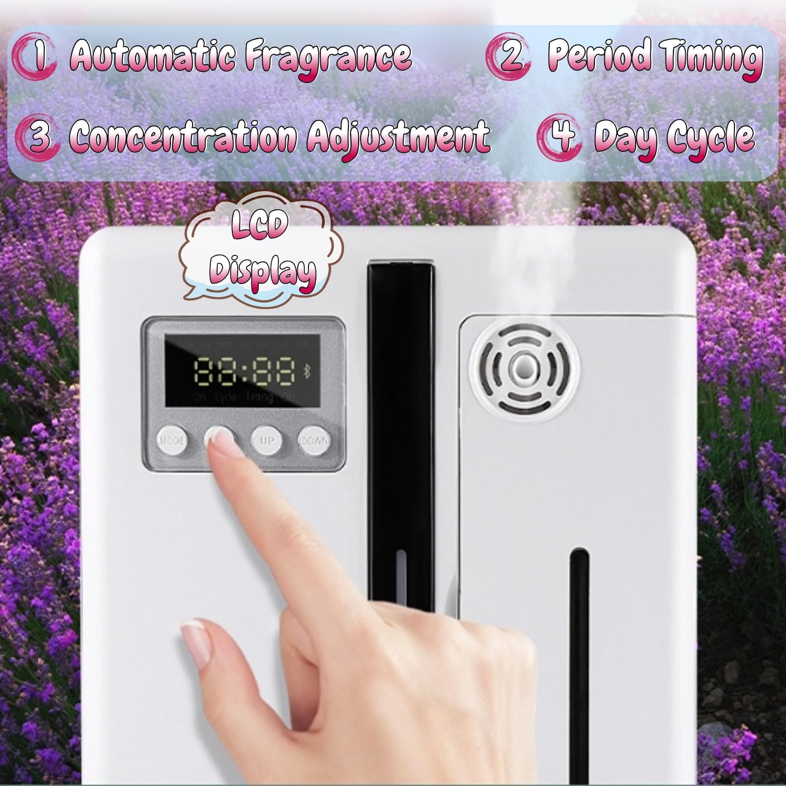 VINGVO Scent Diffuser – Bluetooth Aromatherapy for Home & Hospitality