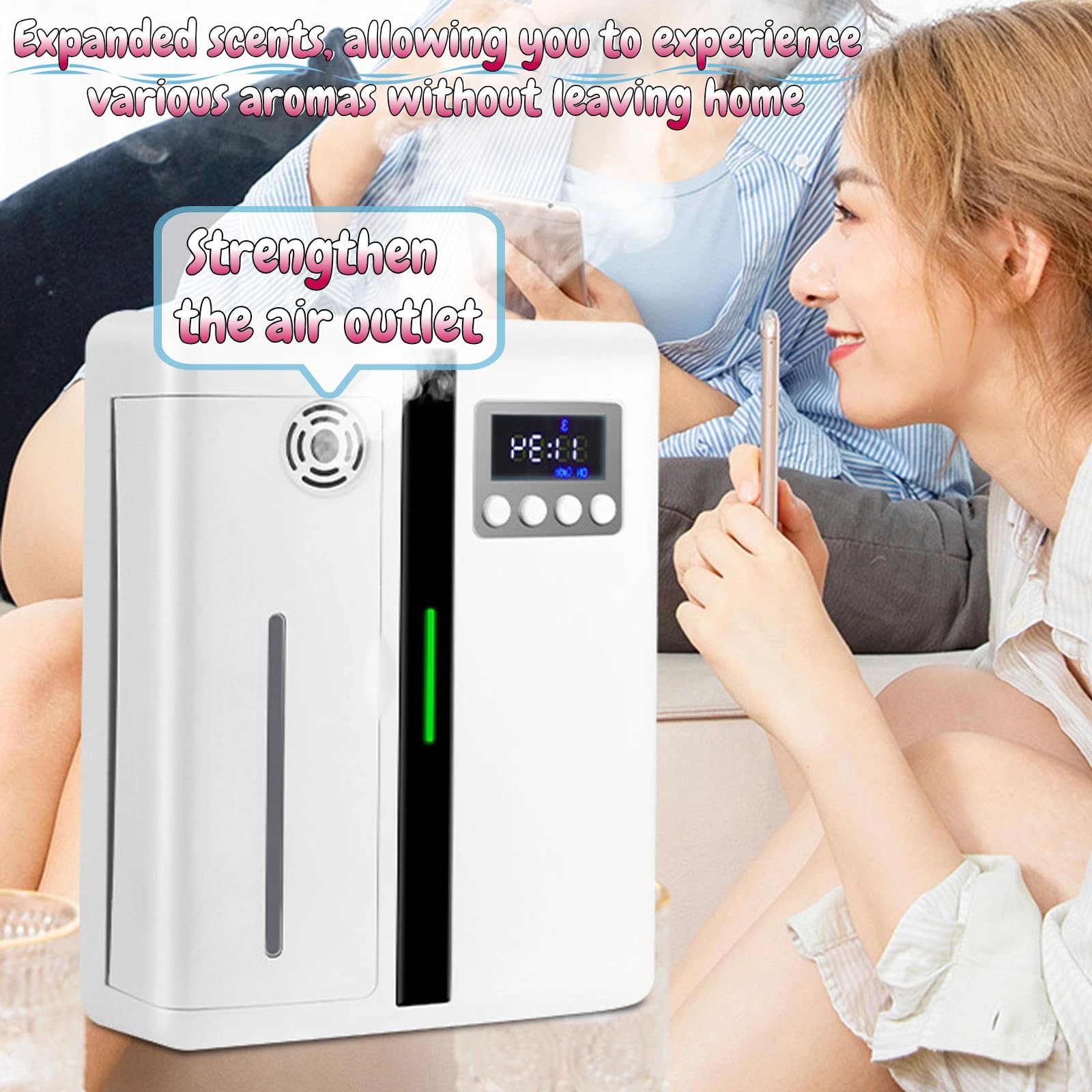 VINGVO Scent Diffuser – Bluetooth Aromatherapy for Home & Hospitality