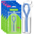 VINSULLA Floss Threaders for Braces, Bridges & Implants - 50 Count (Pack of 4)