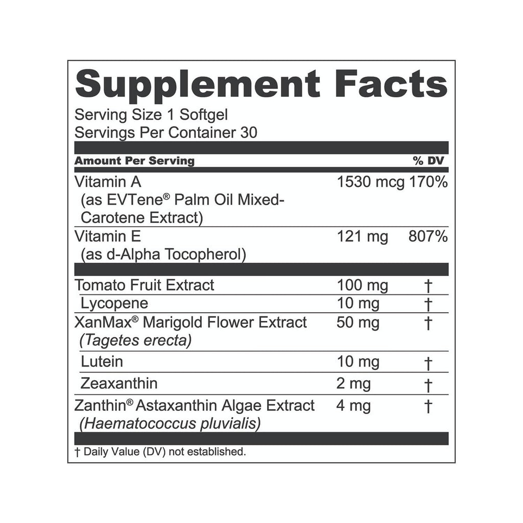 1MD Nutrition VisionMD Eye Carmis – Lutein & Zeaxanthin AREDS2 Formula | 90 Softgels (3-Pack)