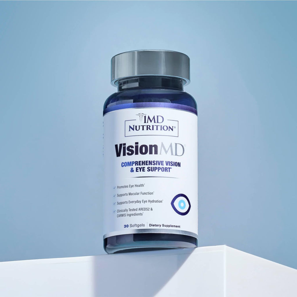 1MD Nutrition VisionMD Eye Vitamin CARMIS with Lutein & Zeaxanthin – 60 Softgels (2-Pack)