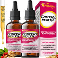 VitaLumina Cortisol Supplements for Women - 10 in 1 Liquid Drops with Ashwagandha, Magnesium & L-Theanine for Stress, Mood, Relaxation & Hormone Balance - 4 FL.OZ