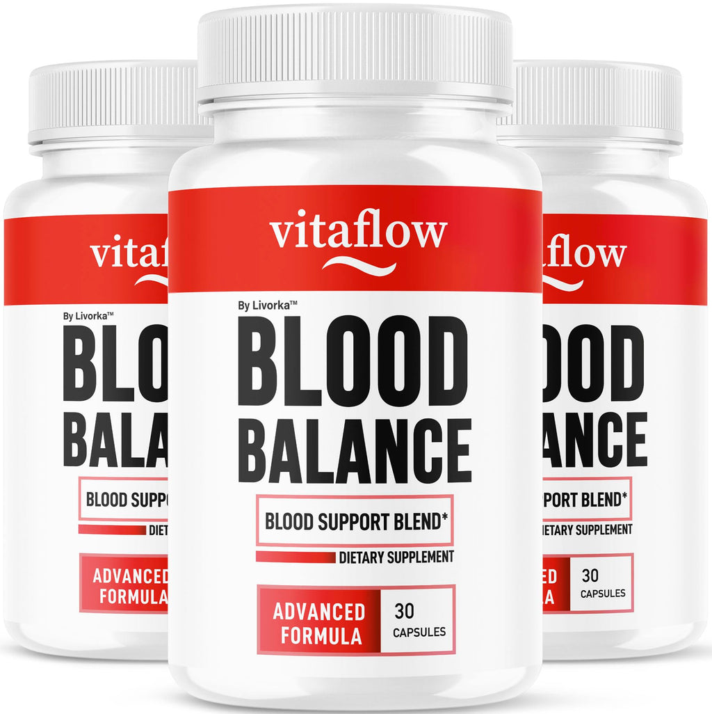(3 Pack) VitaFlow Capsules – Balance Support Supplement, 90 Capsules