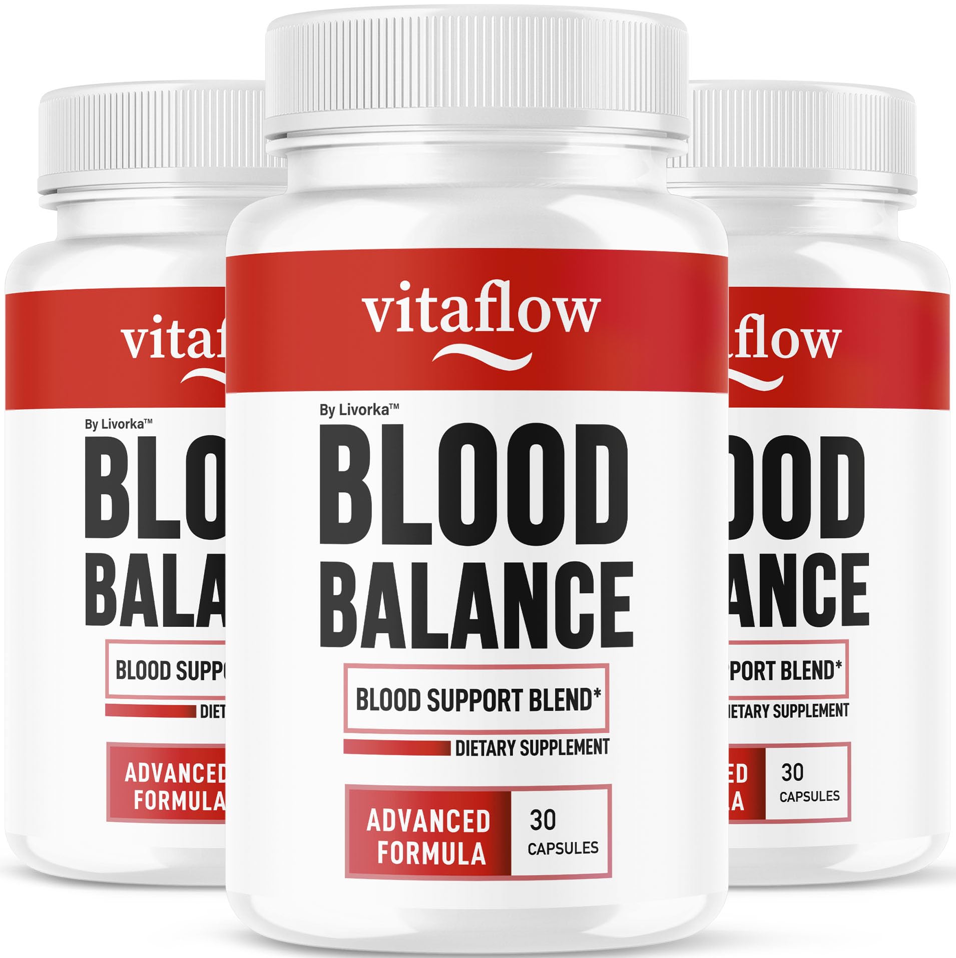 (3 Pack) VitaFlow Capsules – Balance Support Supplement, 90 Capsules