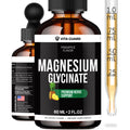 Vita Guard Magnesium Glycinate 500mg Liquid Drops – Fast-Absorbing Mg for Sleep, Stress Relief & Muscle Cramps | Sugar-Free, Vegan