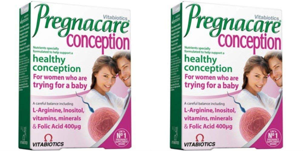 Vitabiotics Pregnacare Conception 30's 2 Pack Bundle | Pregnancy & Fertility Support