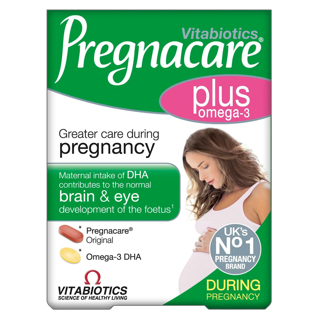 Vitabiotics Pregnacare Plus Omega-3-56 Tablets | UK Pregnancy Formula