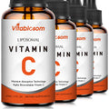Vitablosom Liposomal Vitamin C 2000mg Liquid – 4 Bottle Pack (60ml Each) for Immune & Antioxidant Support