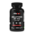 Vitabod Melatonin 20 mg – 240 Fast-Dissolve Tablets | Berry Flavor, Vegetarian & Non-GMO