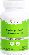 Vitacost Celery Seed – 1,500 mg per serving – 100 Capsules