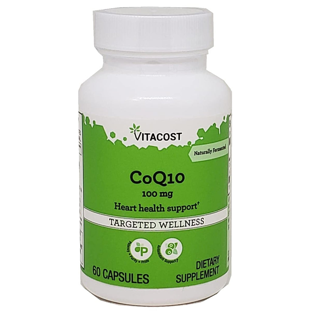 Vitacost CoQ10 100 mg - 60 Capsules | Coenzyme Q10 Supplement