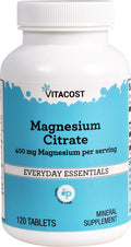 Vitacost Magnesium Citrate 400 mg per Serving – 120 Tablets