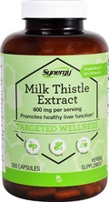 Vitacost Milk Thistle Extract - 600 mg per Serving - 300 Capsules | Standardized 80% Silymarin