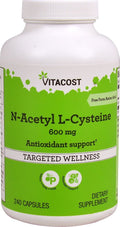Vitacost N-Acetyl Cysteine (NAC) 600 mg - 240 Capsules