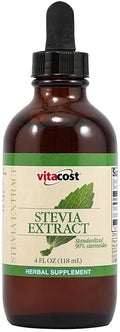 Vitacost Stevia Extract - 4 fl oz | All-Natural Calorie-Free Sweetener