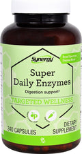 Vitacost Super Daily Enzymes - 240 Capsules | Broad-Spectrum Digestive Support