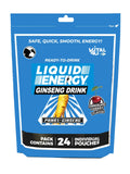 VITAL 4U® Liquid Energy Shot - Ginseng, Naturally Sweetened, Chocolate Cherry Flavor, 24 ct