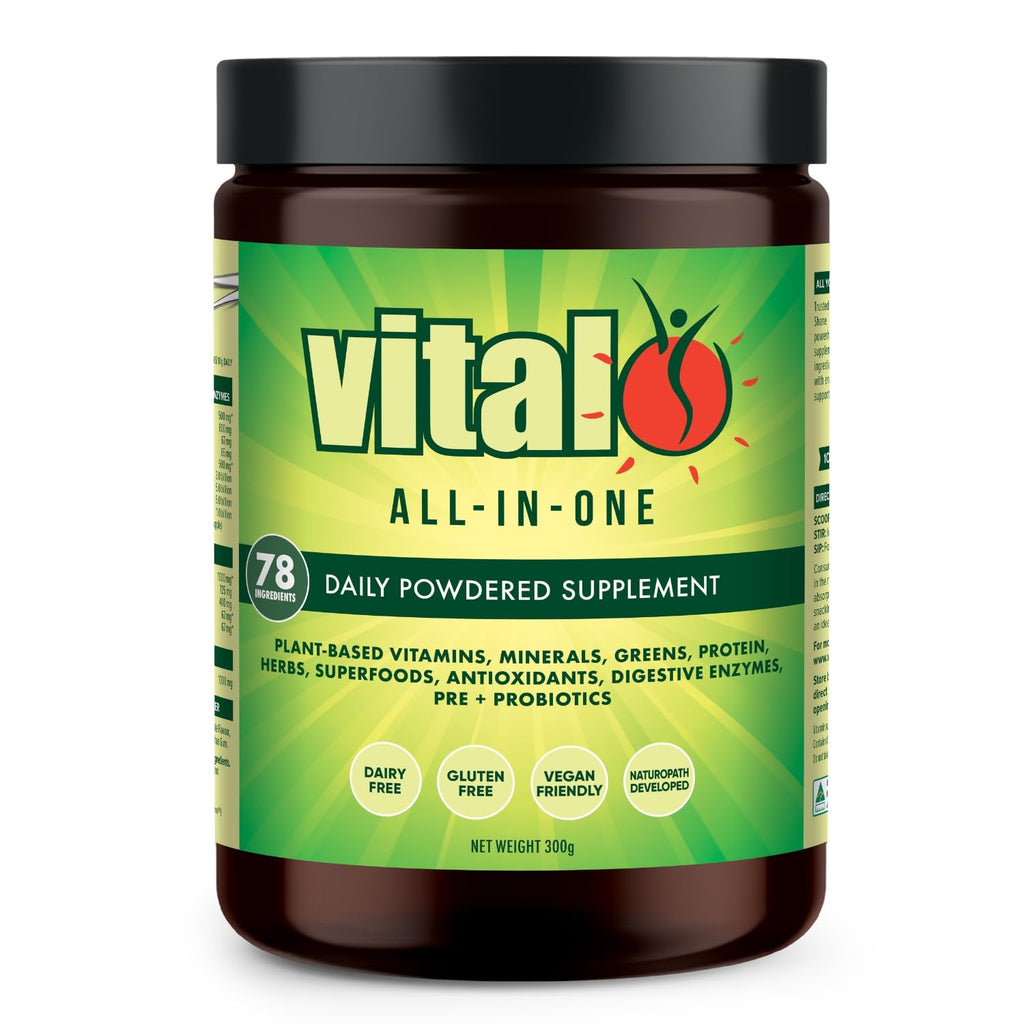 Vital All-in-One Daily Greens Powder – Probiotic Superfood (300 g)