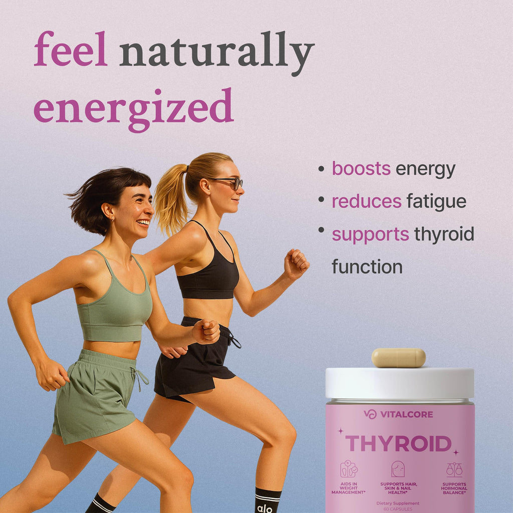 Vital Core Desiccated Thyroid 200mg – NZ Grass-Fed for Women | Energy & Thyroid Health