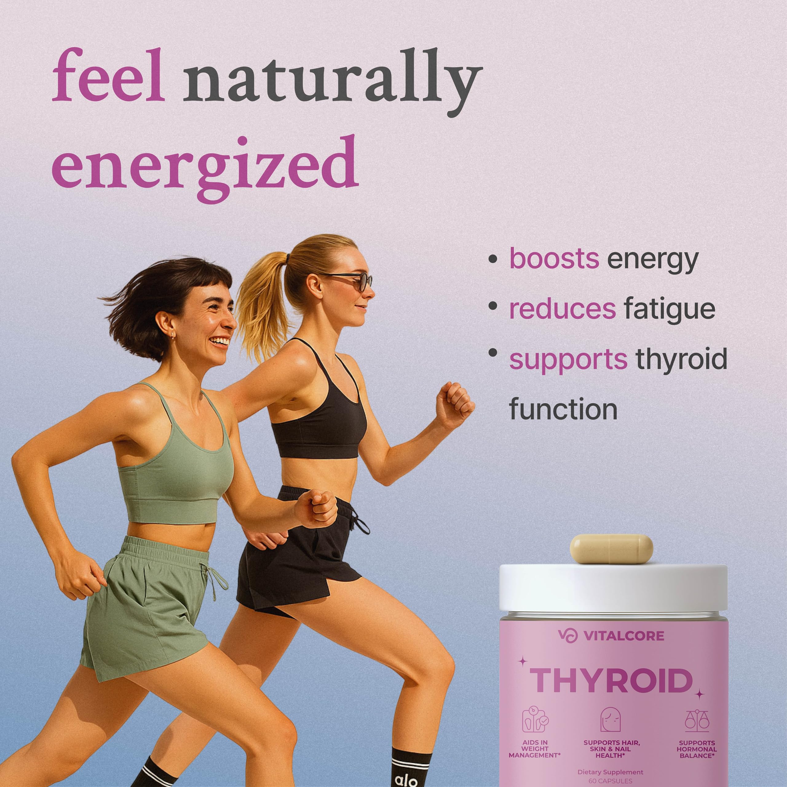 Vital Core Desiccated Thyroid 200mg – NZ Grass-Fed for Women | Energy & Thyroid Health