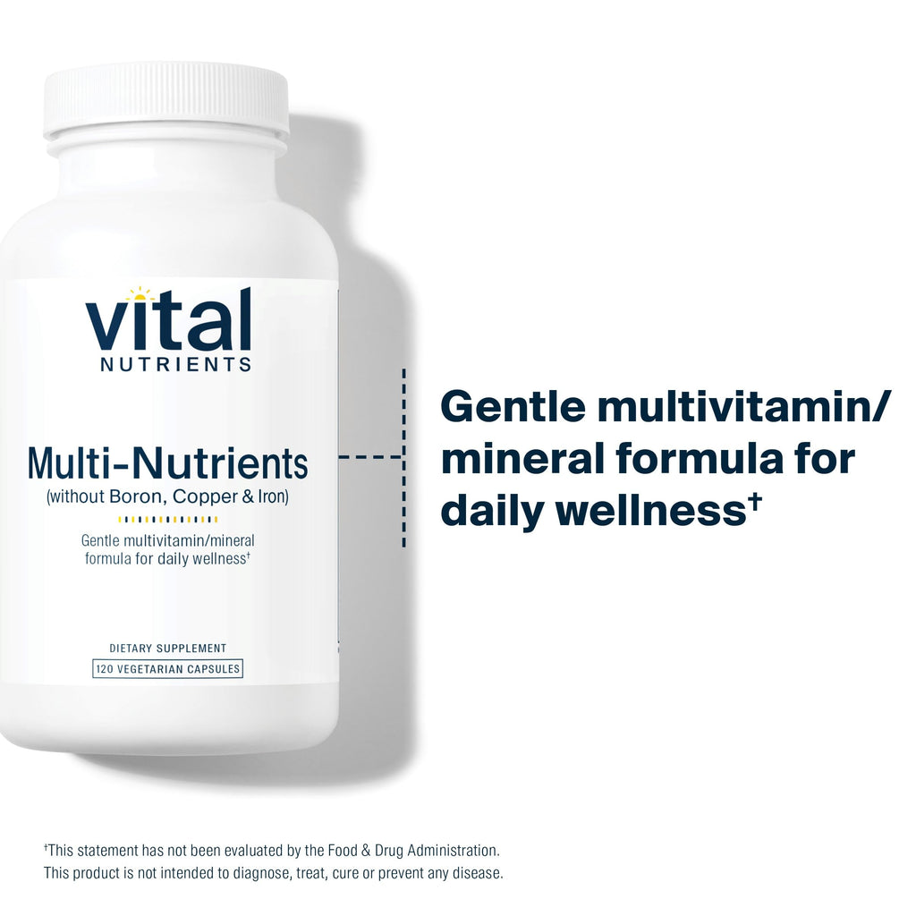 Vital Nutrients Multi-Nutrients 5 Ultra Antioxidant Formula – Vegetarian Daily Multivitamin (120 Capsules)