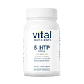 Vital Nutrients 5-HTP 100mg | Vegan Serotonin Support | Sleep & Stress | Gluten-Free & Non-GMO | 60 Capsules