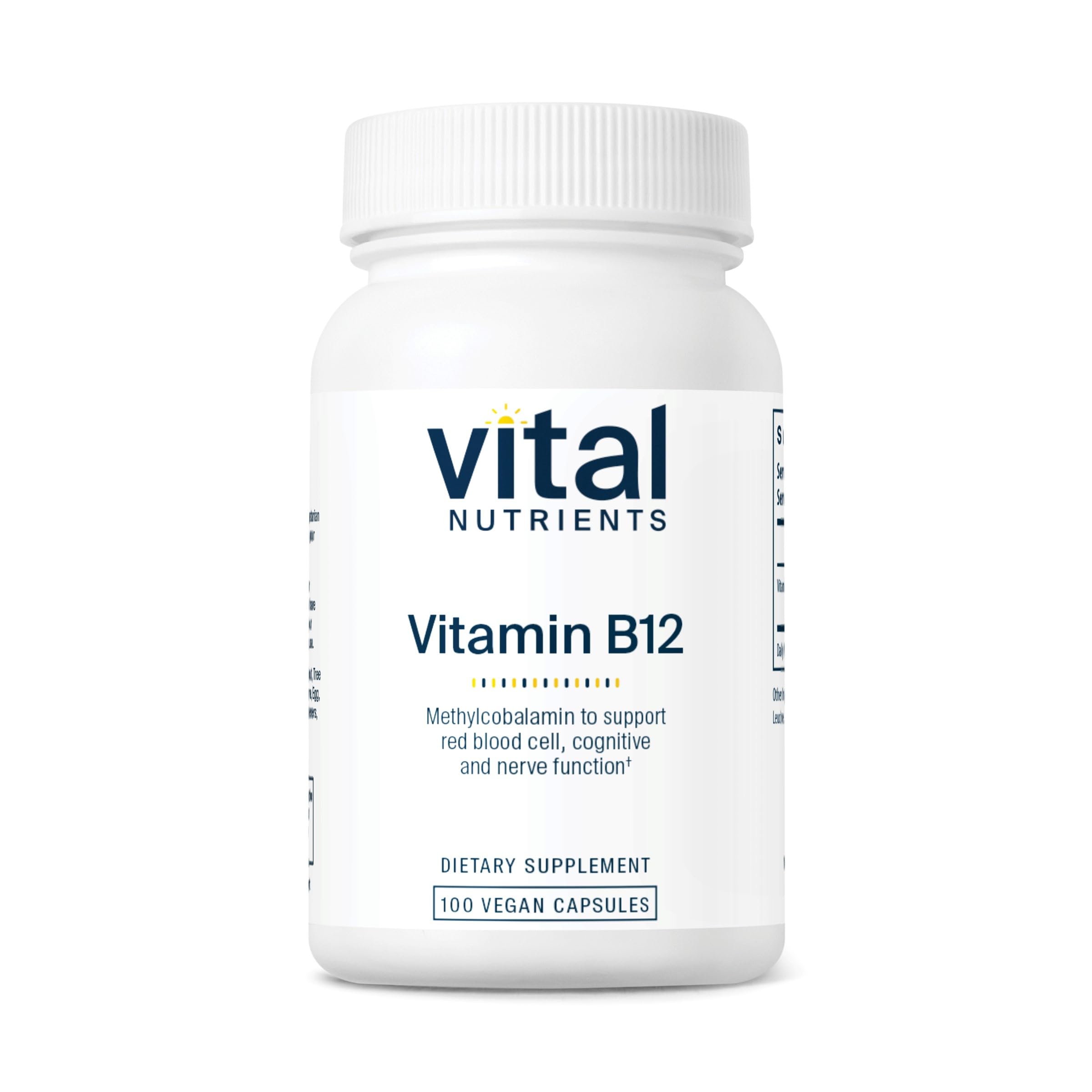 Vital Nutrients B12 1000mcg – Vegan Methylcobalamin | High-Potency B12