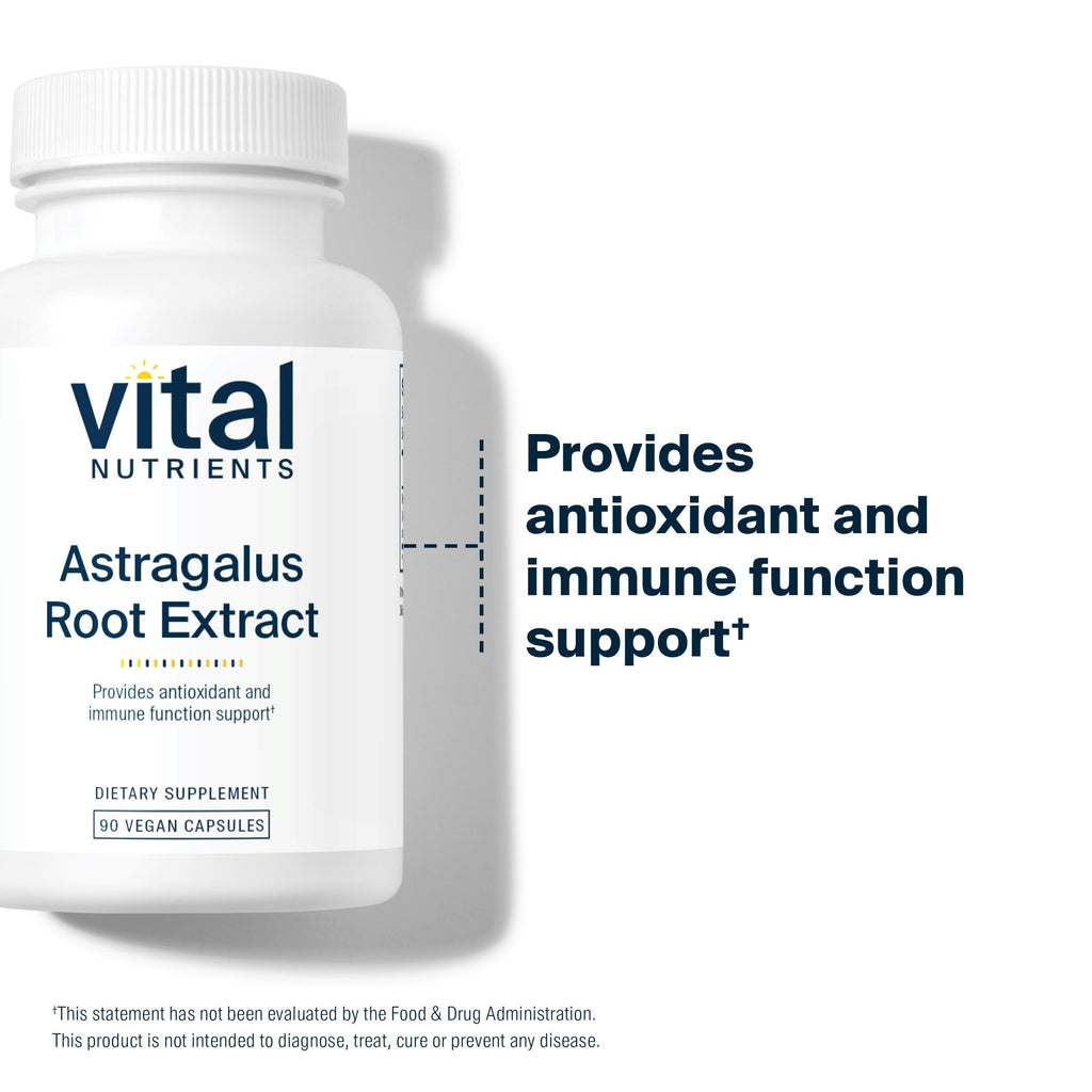 Vital Nutrients Astragalus Root Extract – Vegan Immune Support, 300 mg, 90 Veg Caps