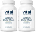 Vital Nutrients Calcium Citrate & Malate Complex 150mg – Vegan | Pack of 2 | Bone, Muscle & Heart Health