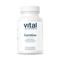 Vital Nutrients Carnitine 500mg – L-Carnitine for Heart Health | Vegan, Gluten & Dairy Free | 60 Capsules