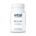 Vital Nutrients Vitamin D3 + K2 2000 IU — Bone & Muscle Support | 120 Capsules