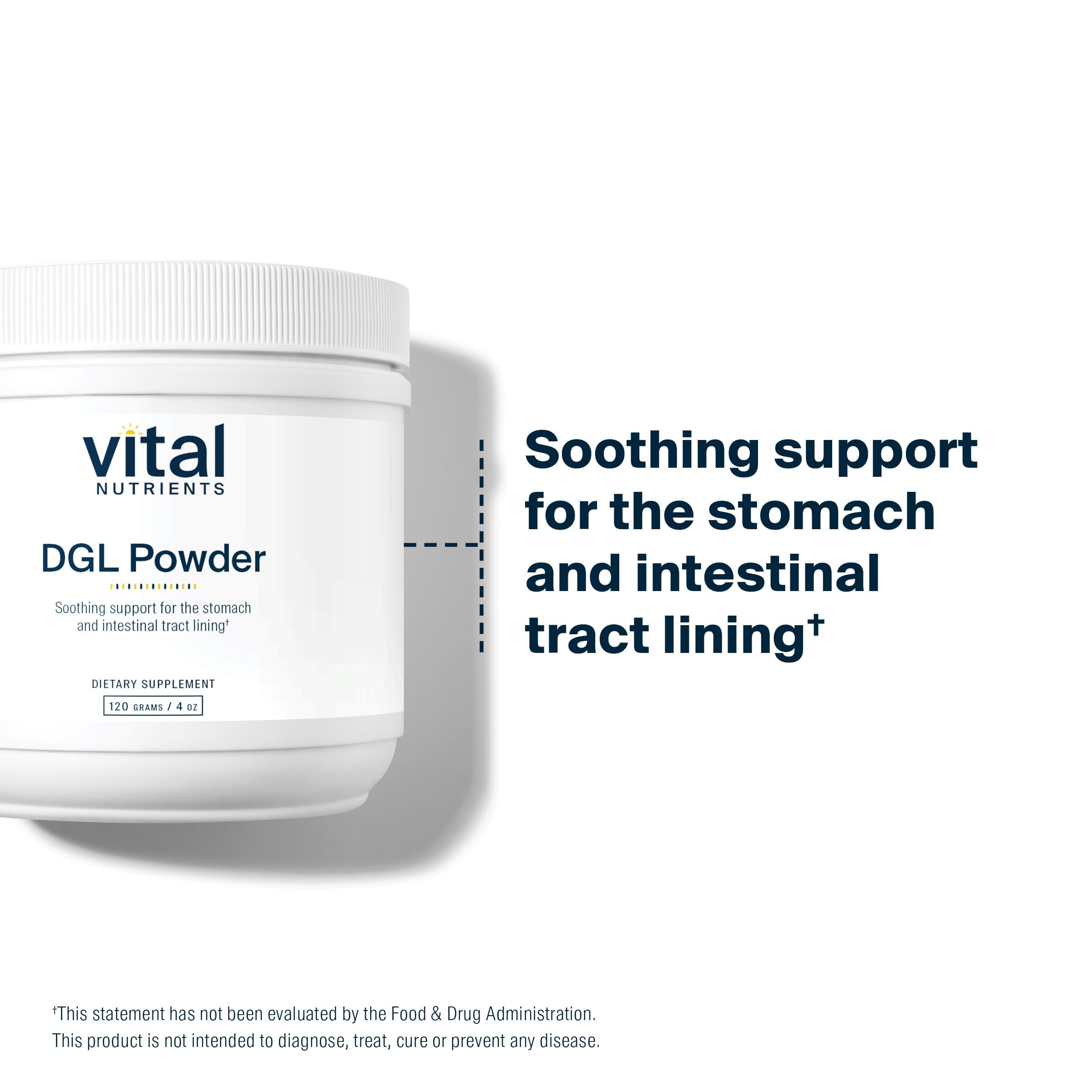 Vital Nutrients DGL Powder – Vegan Licorice Root Extract for Digestive Health | Gluten Free | 120g