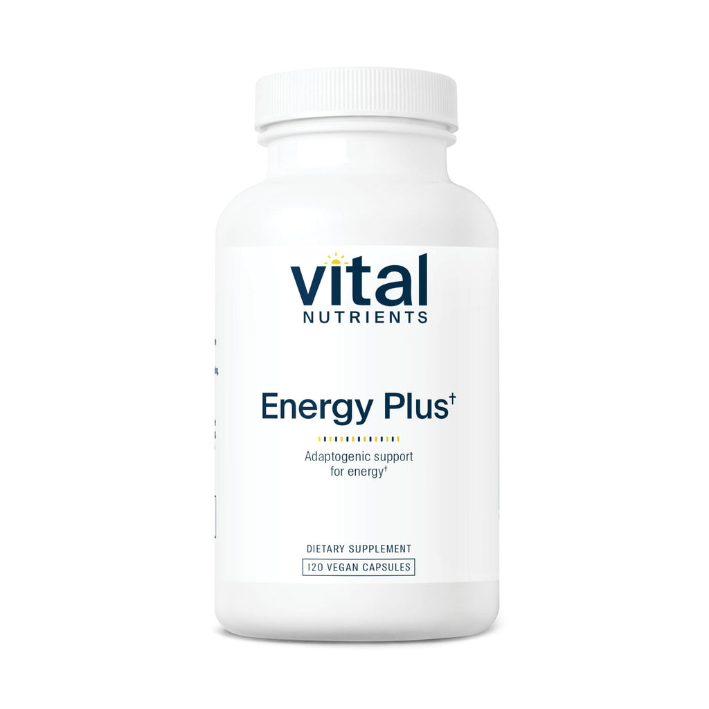 Vital Nutrients Energy Plus – Nonstimulatory Herbal Energy Support | 120 Capsules