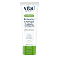 Vital Nutrients Hyperbiotics Activated Charcoal Probiotic Toothpaste | Fluoride Free | Vegan | 4 oz