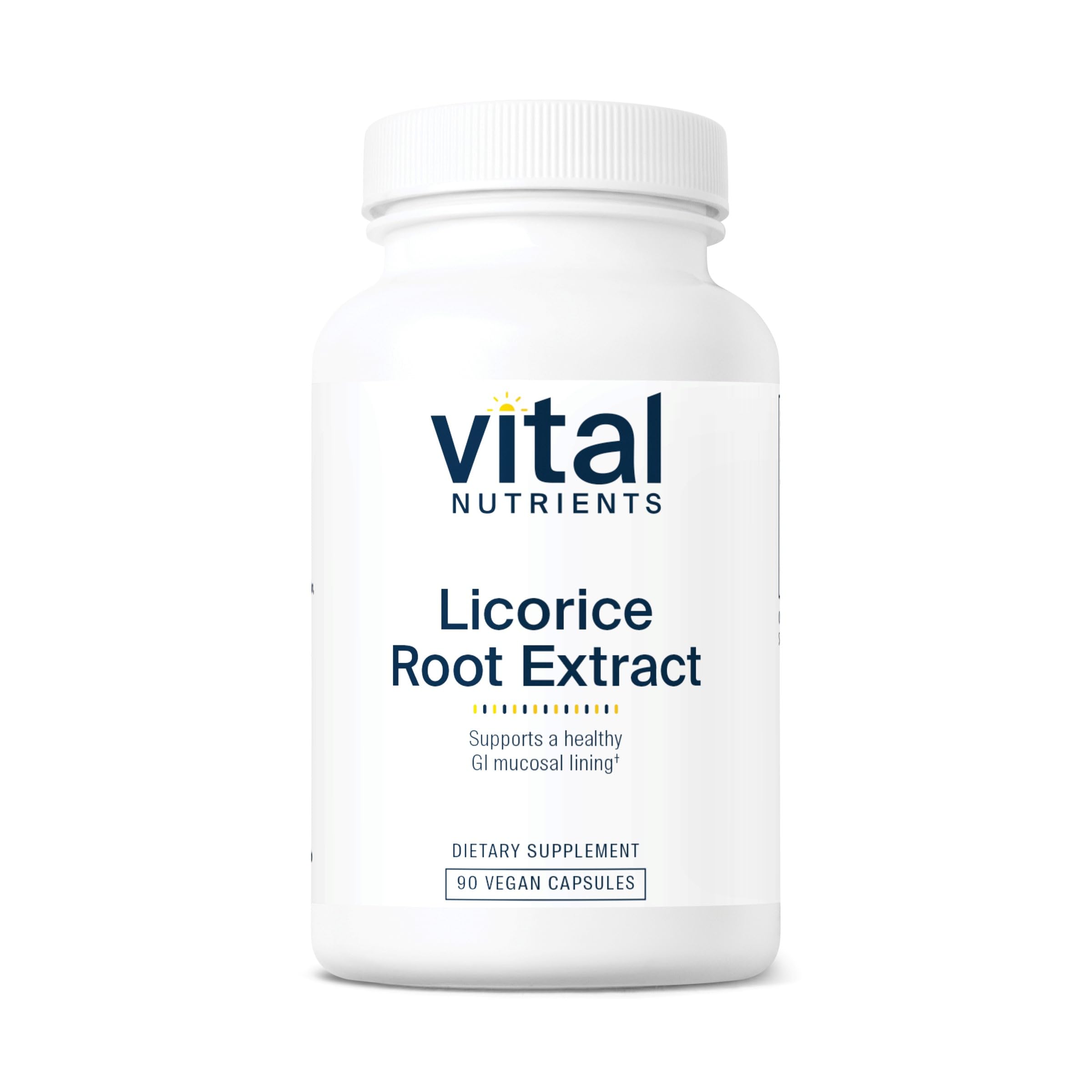 Vital Nutrients Licorice Root Extract | Herbal Immune & Adrenal Support | 90 Vegetarian Capsules - 400 mg