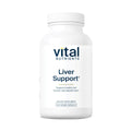 Vital Nutrients Liver Support Milk Thistle & Curcumin | Vegan, Gluten-Free | 120 Capsules