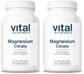 Vital Nutrients Magnesium Citrate 150mg | Sleep, Relaxation & Muscle Support | Vegan, Gluten-Free | 200 Capsules (Pack of 2)